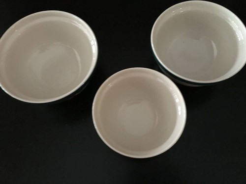 Casuals Set of 3 China Pearl Apples Stoneware Mixing Bowls Brand New - Picture 6 of 8