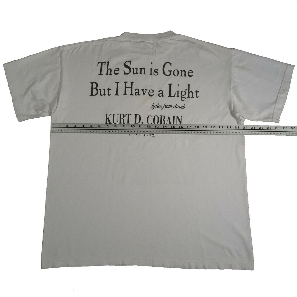 貴重◎　90s NIRVANA FINAL TOUR Tシャツ KURT Vintage 90s Kurt Cobain T Shirt Nirvana Unplugged 1995