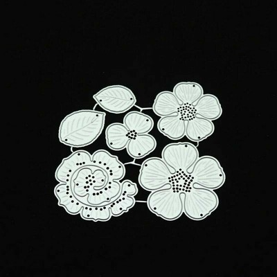 Desserts Cutting Dies Cookies Pies Stencils 5x4 Cake Decorative Embossing Stencils for Scrapbooking Photo Album Greeting Card Making 0.8mm Thick