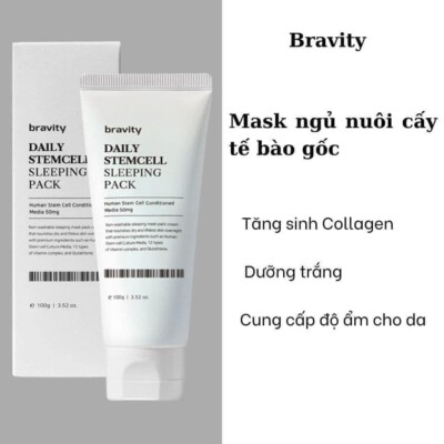 BRAVITY Daily Stemcell Sleeping Pack 100g (K-Beauty)
