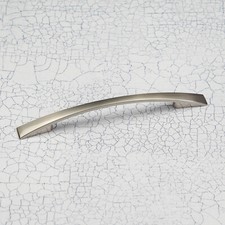 Brushed Nickel Kitchen Handle 128mm 160mm Bow Bar Cupboard Unit Door Drawer Pull