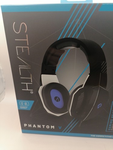 Brand New Stealth V Stereo & Gaming Headset - Black/Blue Universal 3.5mm Jack - Picture 4 of 7
