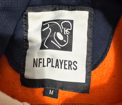 VINTAGE NFL CHICAGO BEARS WALTER PAYTON HOODIE SWEATER MENS M LACED STITCHED - Picture 3 of 3