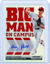 2022 Panini Prizm Draft Picks BIG MAN CAMPUS PEYTON PALLETTE AUTO Autograph RC