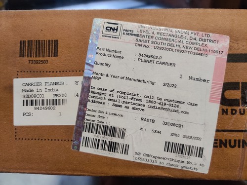 Case New Genuine Planetary Carrier 84249602 - Picture 8 of 11