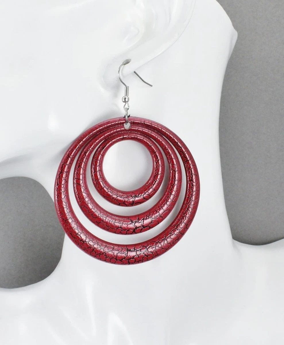 Plastic 2024 long earrings