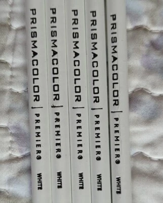 3X Prismacolor Premier / Sanford White Soft Core Colored Pencil