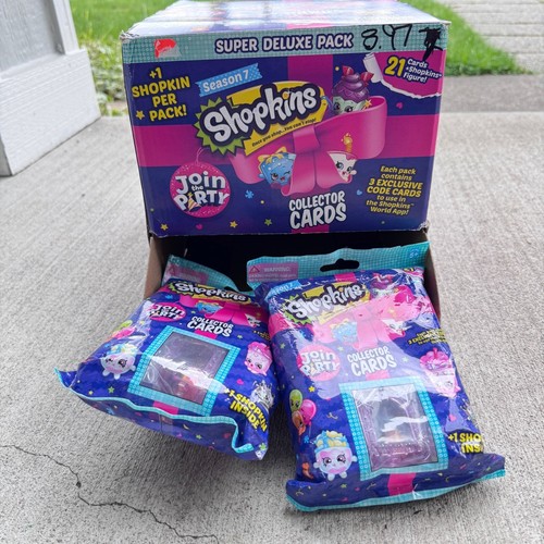 Shopkins Season 7 Lot of 2 Sealed Blind Bags Super Deluxe Packs with Display Box - Picture 6 of 6
