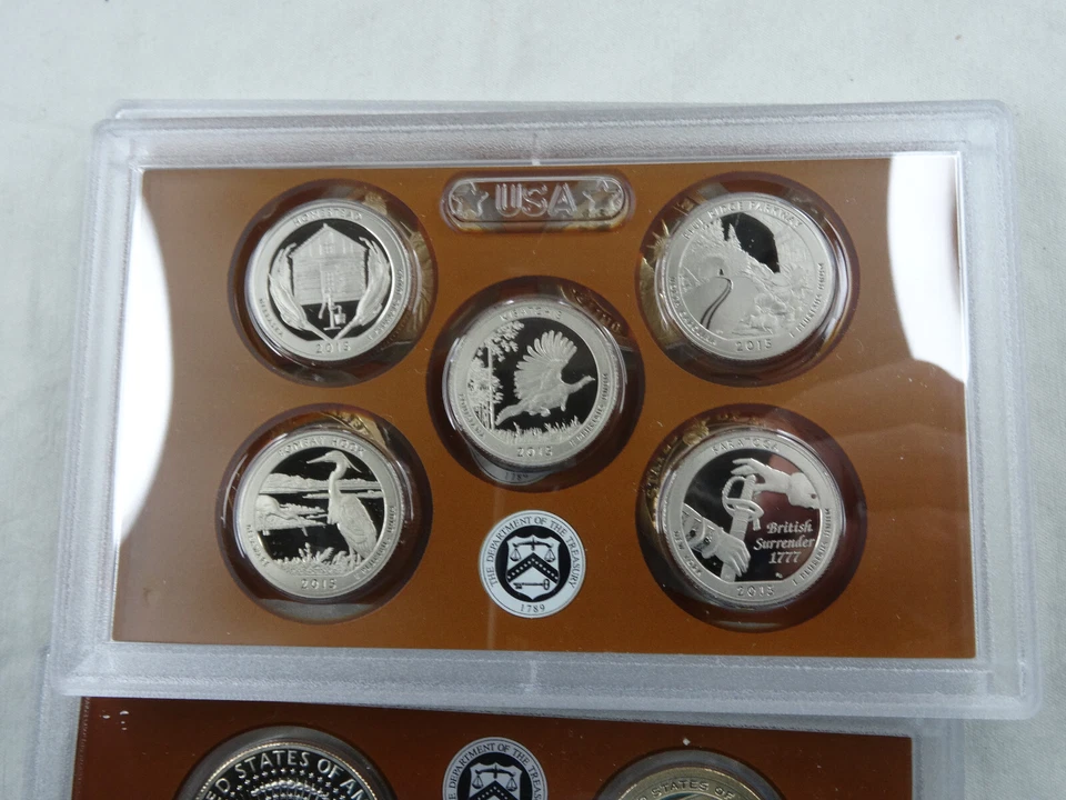 2015-S US Mint Proof Set w/ Box & COA 14 Coins United States Clad - Image 4 of 4