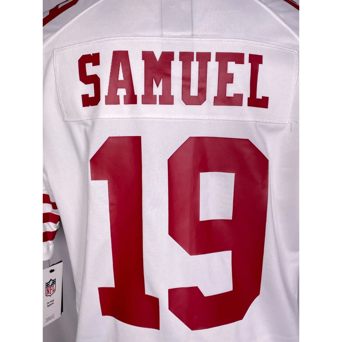 Nike San Francisco 49ers No19 Deebo Samuel White Rush Youth Stitched NFL Vapor Untouchable Limited Jersey