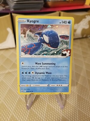 Kyogre Holo Pokemon Prize Pack Series 4 Promo Pokemon Card