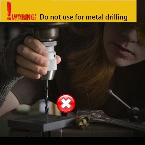 (6-50mm) Flat Wood Drill Bits Walleted Spade Quality Holesaw Machine Bit - Picture 10 of 13