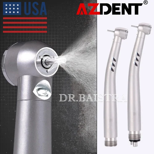 Dental Fiber Optic LED E-generator high speed handpiece Turbine 2 Holes/4 Holes