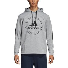 adidas sport id logo hoodie