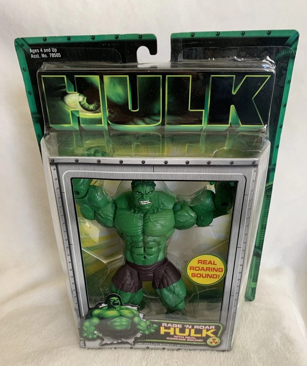 New 2003 Toy Biz Rage N Roar Sound The Hulk Action Figure READ
