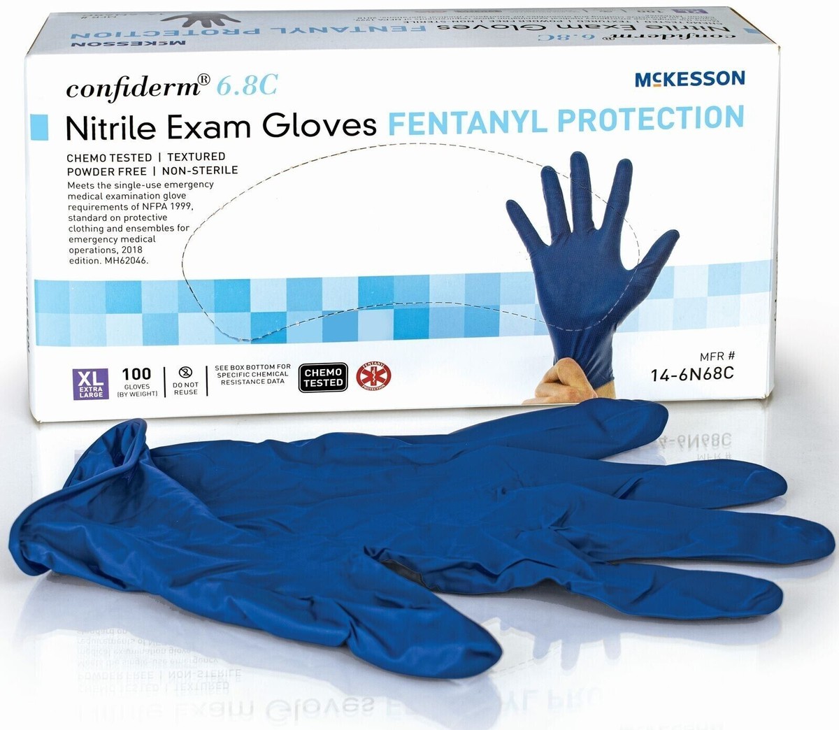 Sterile Mckesson Disposable Gloves MCK-McKesson Nitrile Exam Glove