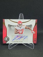 2018 Panini Limited Football Limited Ink Kareem Hunt Auto 47/50