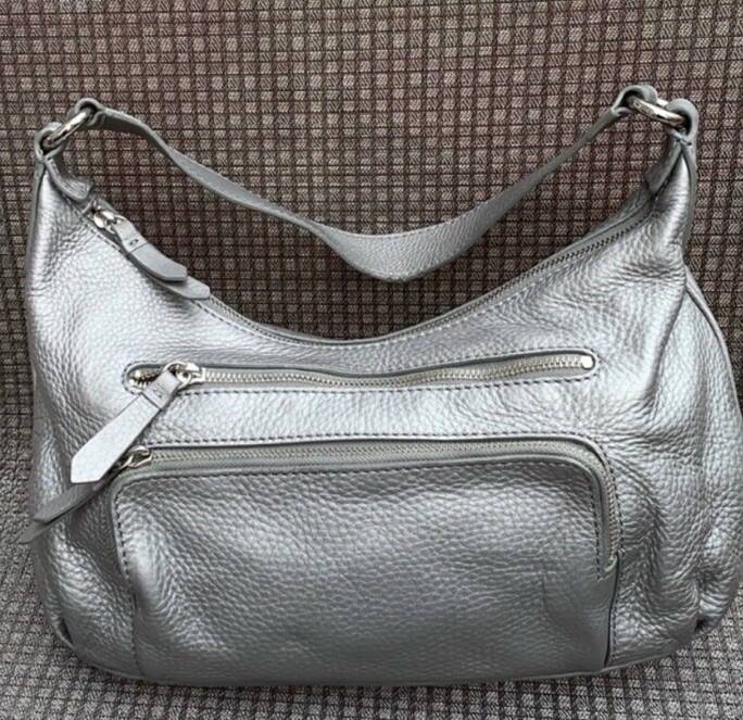 00s COLE HAAN leather studs hand bag y2k