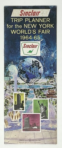 Seltener Sinclair Reiseplaner - New York Weltausstellung