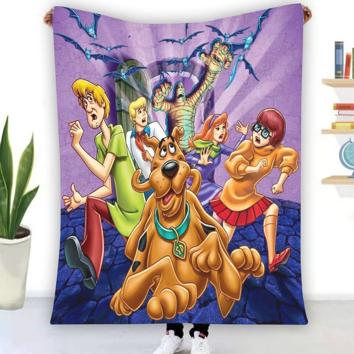 Scooby Doo Ghost Mummy Fleece Blanket