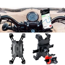 Cell Phone Holder Motorcycle Mount Bike Bicycle Handlebar GPS 360° MTB Silicone