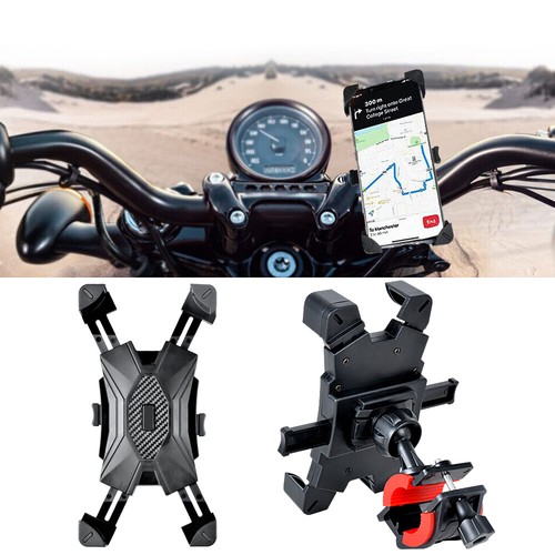 Soporte para teléfono celular montaje motocicleta bicicleta manillar GPS 360° MTB silicona - Imagen 1 de 8