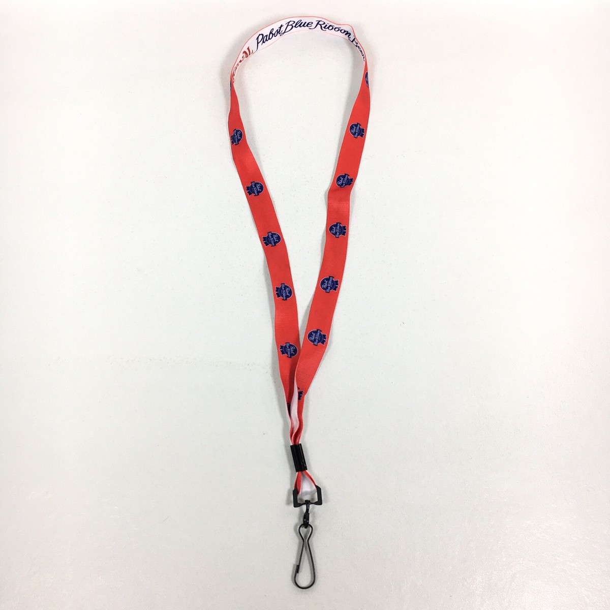 Original PABST BLUE RIBBON BEER Logo Lanyard Keychain Fob