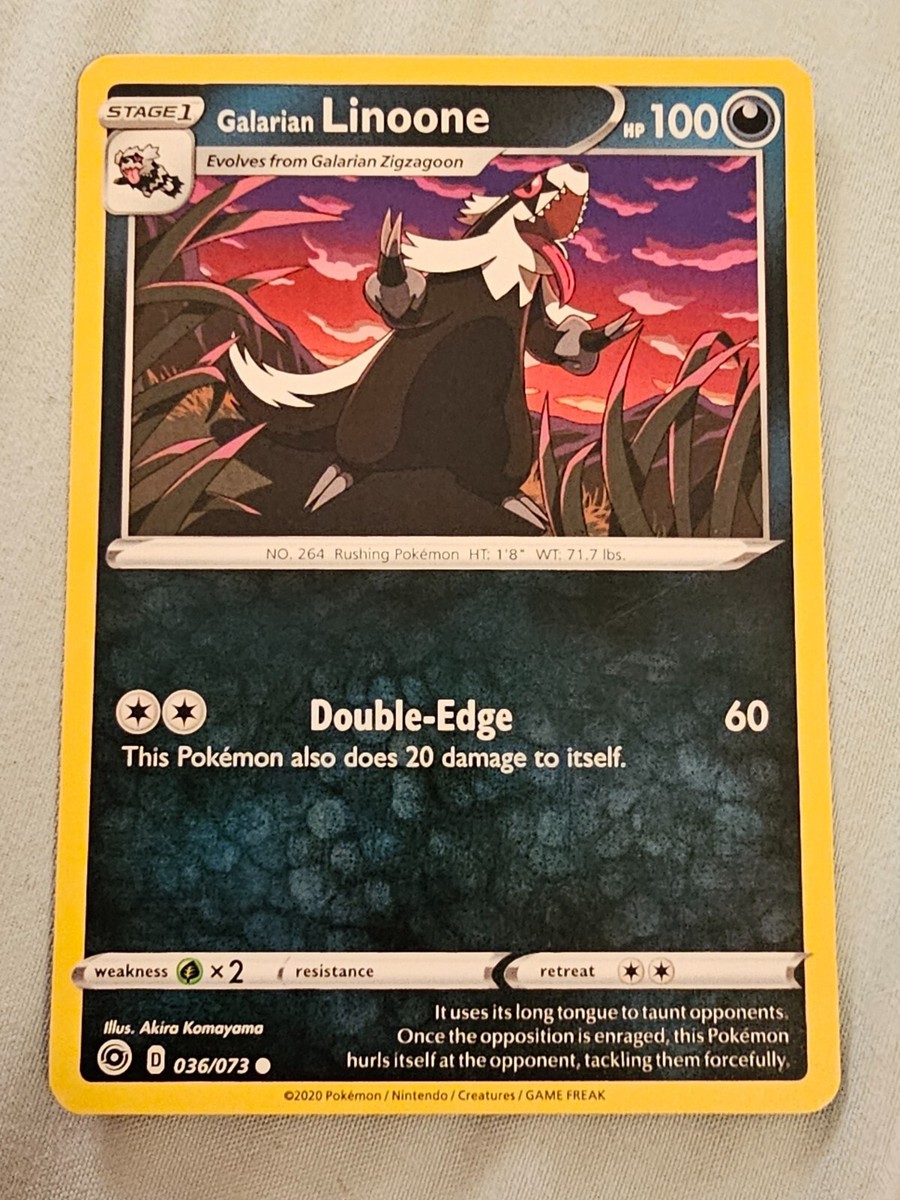 Galarian Linoone 036/073 Common Pokemon TCG | eBay