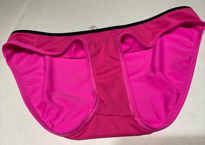 ZX Sport Wmns Sz Large Swim Bottoms Pink /White band UPF 30 Summer