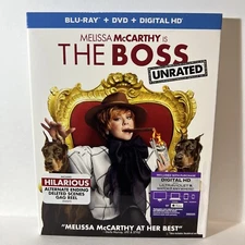 The Boss (Blu-ray + DVD combo, 2016) - With Slipcover - Open Item