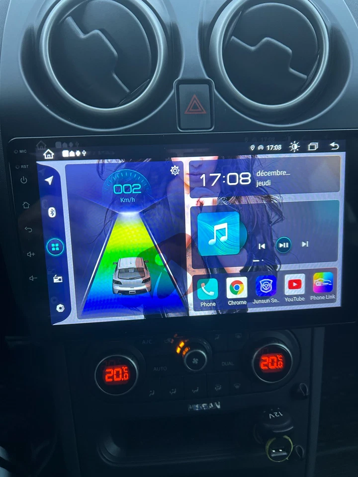 32G Für Nissan Qashqai J10 2007-2016 Android 13 Autoradio CarPlay GPS Nav RDS - Bild 3 von 4