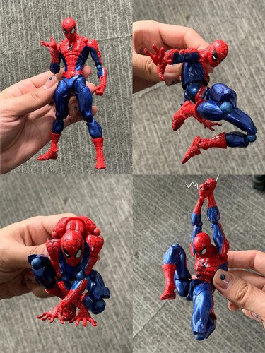 Nuovo Revoltech Amazing Yamaguchi Spider-Man 1.0 Ver. Modellino 6" in scatola - Foto 1 di 24