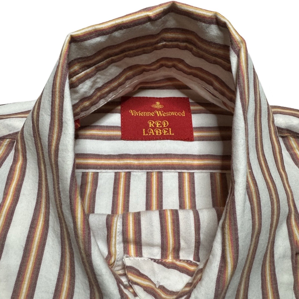 Vivienne Westwood Red Label Stripe button Up Orb logo Vivienne Westwood Red Label Stripe button Up Orb logo
