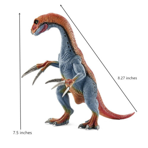 Image 7 - 8" Therizinosaurus Jurassic Dinosaur Statuette Animal Model Kids Gifts Toys NEW