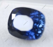 9 Ct Natural Kashmiri Blue Sapphire Cushion Cut Certified Loose Gemstone
