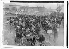 8" x 10" Photo 1900 550 Tourists from USA in Tokyo