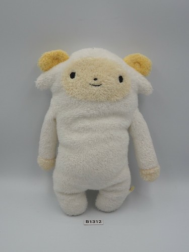 Shinada Company B1312 Sheep Plush 7" Fumofumo san Toy Doll Japan - Picture 1 of 7