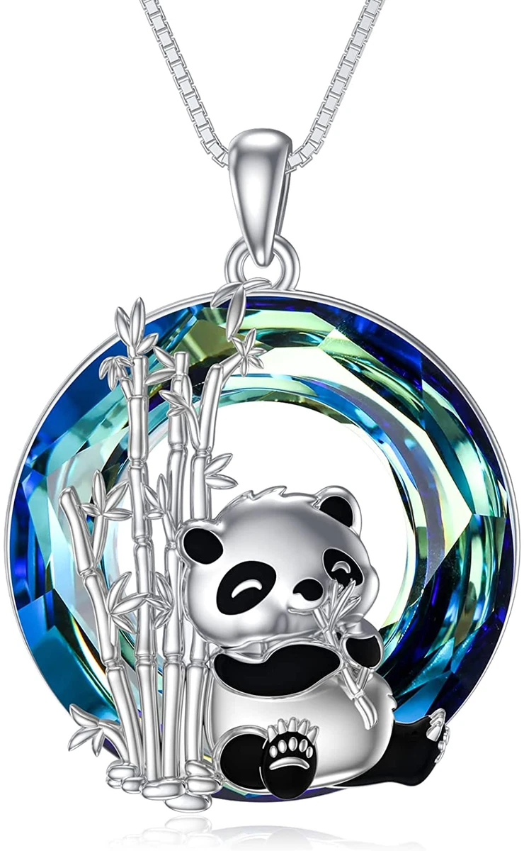 Crystal panda jewellery deals