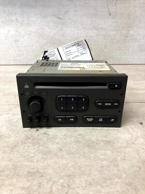 Genuine OEM Saab 5043278 Black AM FM Radio CD Player Unit Fits 2001 Saab 9-3