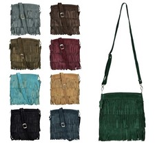 Ladies Designer Suede Leather Handbag Padlock Shoulder Top Handle Tole Tote Bag