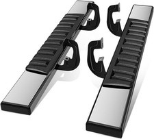 6.75 Inches Running Boards Stainless Steel Chrome Polished Side Steps Nerf Bars