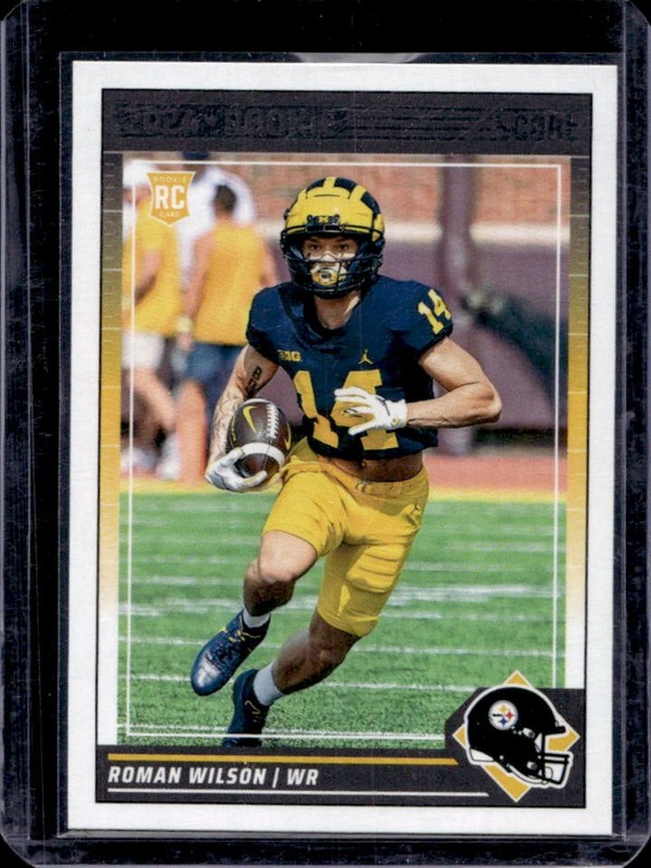 2024 Panini Score Roman Wilson RC Rookie #360 Steelers