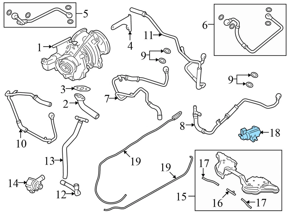 2014-2019 BMW M6 GRAN COUPE — привод турбокомпрессора/турбокомпрессора Wastegate 7584628 - Изображение 3 из 4