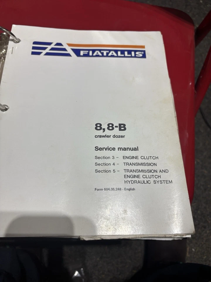 Fiat Allis 8-B Servicio Completo. Manual de reparación y repuestos Foto 4 de 4