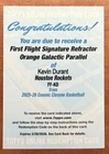 2025 Topps Cosmic Chrome Kevin Durant Base (RAW)