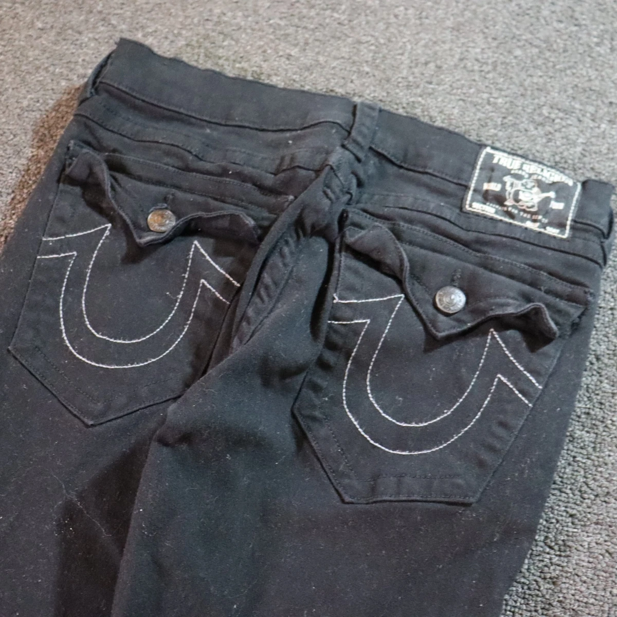 True Religion Black 31 Size Jeans for Men for sale | eBay