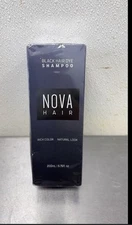 Nova Hair Dye Shampoo, Nova Hair Care, Black Hair Shampoo 6.76 fl oz