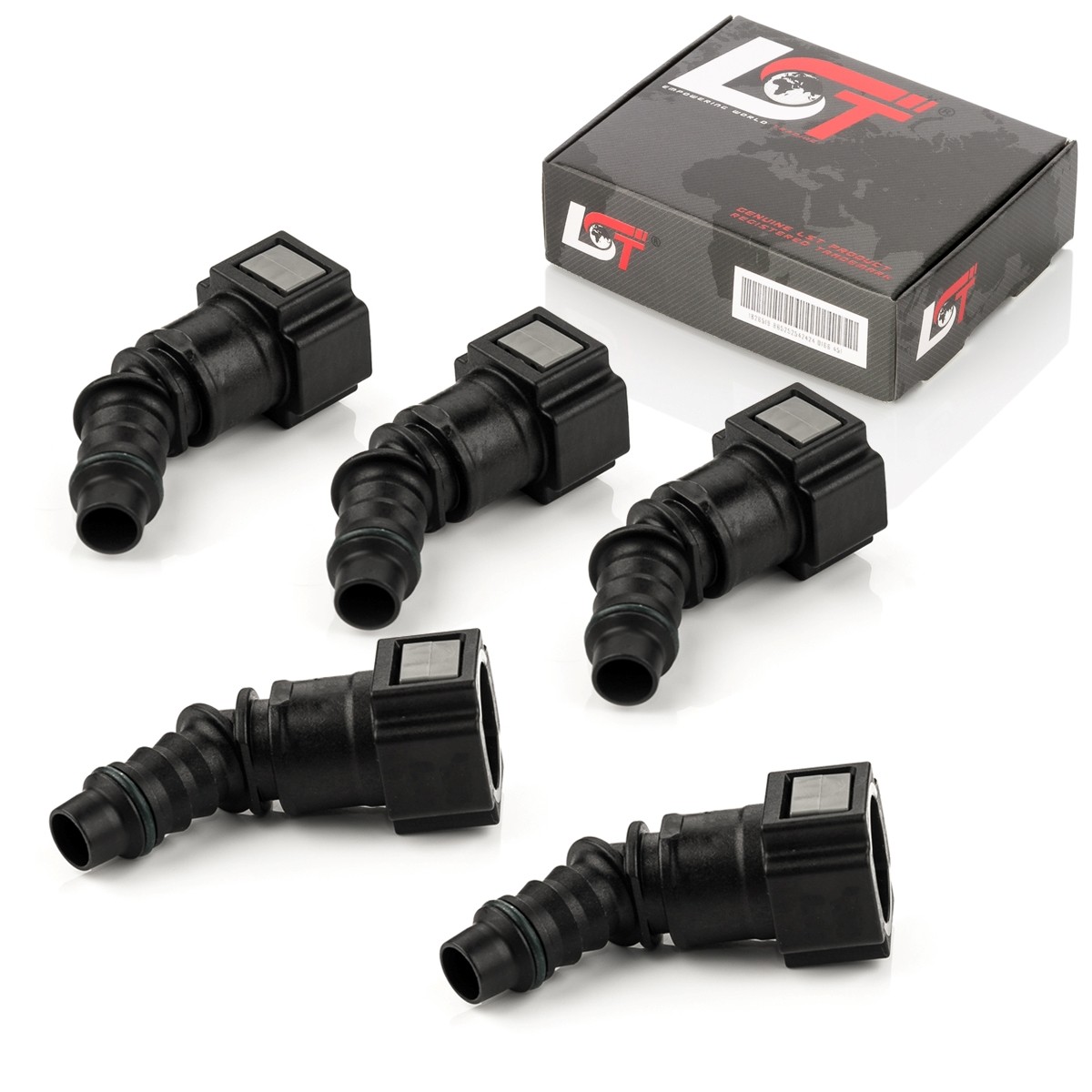5x Quick Release Fuel Line Coupling 45° 7.89x8mm for AUDI Q3 Q5 Q7