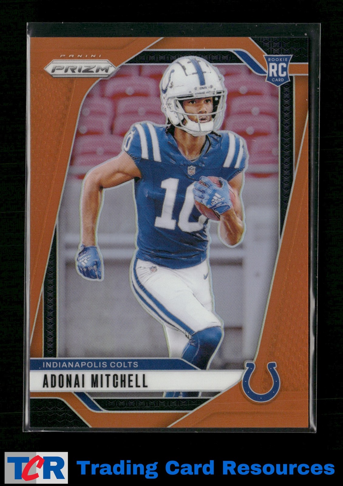 2024 Panini Prizm #303 Adonai Mitchell Orange #/249