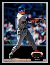 Omar Vizquel Seattle Mariners 1992 Stadium Club #163b